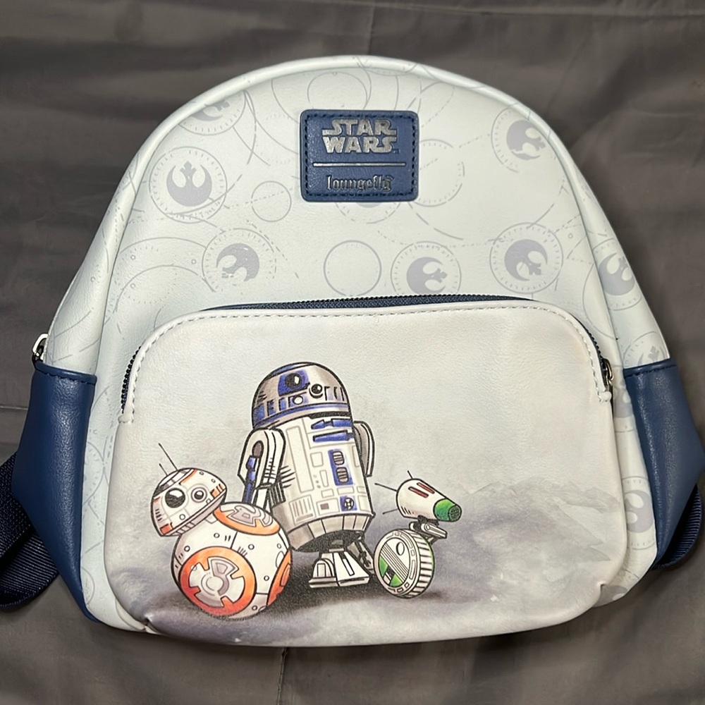Loungefly Disney Star Wars Droid mini backpack R2-D2 BB8 D0